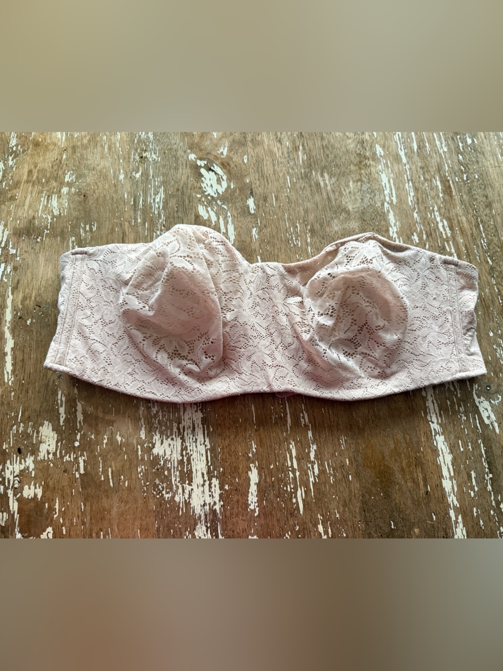 Torrid Bliss unpadded strapless Lace Bandeau Bra